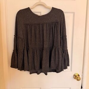 Altar’d State Gray long-sleeved sweater